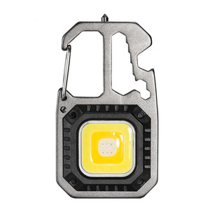 <strong>Multi-functional</strong> <strong>Working</strong> <strong>Light</strong> COB Type-C USB Keychain Work Lamp Emergency Portable Torch Mini LED Flashlight Bottle Opener - Product Image 1
