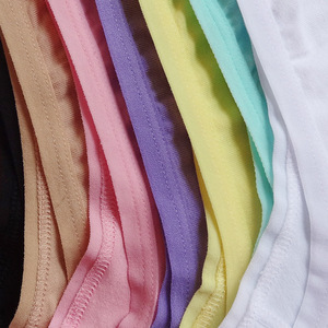 Venta al por mayor Panty Bragas de mujer Código europeo 95% Calzoncillos de algodón Triángulo Logo Color sólido Tejido de alta elasticidad - Product Image 5