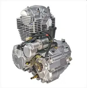 Chain drive zongshen 300CC motor 1 cilindro 4 tempos refrigerado a ar SOHC CDI elétrico 6 marchas PR300 motor com eixo do equilíbrio