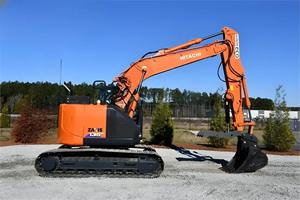 Performances fiables, excavatrices à chenilles de taille moyenne à rayon de braquage court, d'occasion, 2019, Hitachi ZX135US-6 - Product Image 2