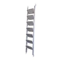 Échafaudage d'escalier en aluminium robuste pour la construction, échelle à marches, échafaudage d'occasion en aluminium