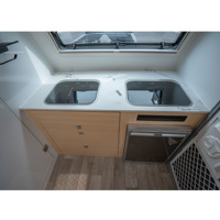 Gengxin Camping Van Motorhome Petit Camping RV Remorques Teardrop Mini Camper Caravan Van Off-Road Travel Trailer