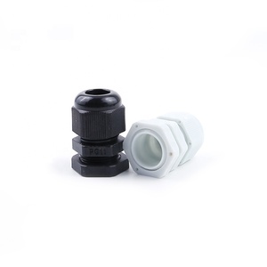 PG11-empalmes <span class=keywords><strong>de</strong></span> plástico impermeables con juntas, pasables eléctricos industriales, color negro, 5-10mm - Product Image 3