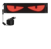 Mini Letrero LED Recargable con Bluetooth, Pantalla de Mensajes, Control por Aplicación, Programable, Panel de Matriz Personalizado, Insignia, Mochila, SDK, Pantalla de Texto
