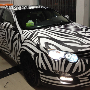 AS-05 Zebra Skin Air Bubble Graphics gratuit Car Skin Wrap - Product Image 4