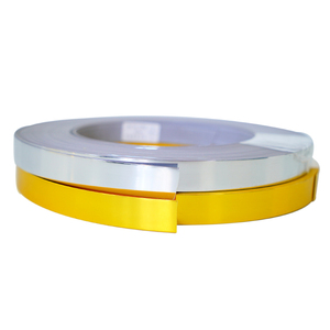 Accessoires de meubles Bande de chant en <span class=keywords><strong>PVC</strong></span> acrylique ABS de haute qualité Tapacanto <span class=keywords><strong>Rehau</strong></span> Bande de chant dorée pour mobilier d'extérieur - Product Image 1