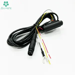 Waterproof M10 3pin Male To Y Terminal Open Electrical Wire Cable Car Battery Charger Fuse Wire Cable Car Fuse Cable