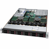 Supermicro SYS-120U-TNR 1U Dual Xeon Scalable NVMe SAS SATA DDR4 Rack Server untuk Pusat Data Cloud