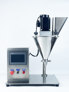 Máquina de llenado de polvo semiautomática de sobremesa con dosificador de tornillo sin fin para leche, especias, proteínas, café, harina, chile, productos químicos, de alta precisión - Product Image 3