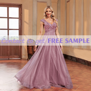 TEENYEE Vestido Elegante Largo <span class=keywords><strong>de</strong></span> Noche para Madre <span class=keywords><strong>de</strong></span> la <span class=keywords><strong>Novia</strong></span> en Tallas Grandes para Boda - Product Image 4