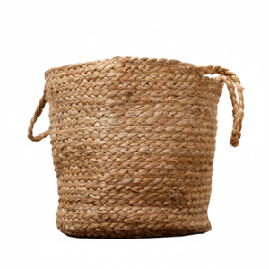 Modern Style Circle Shaped Eco-Friendly <b>Jute</b> Storage <b>Basket</b> with Handle Flexible Design Multi-Purpose Use Divtik Decor - Product Image 2