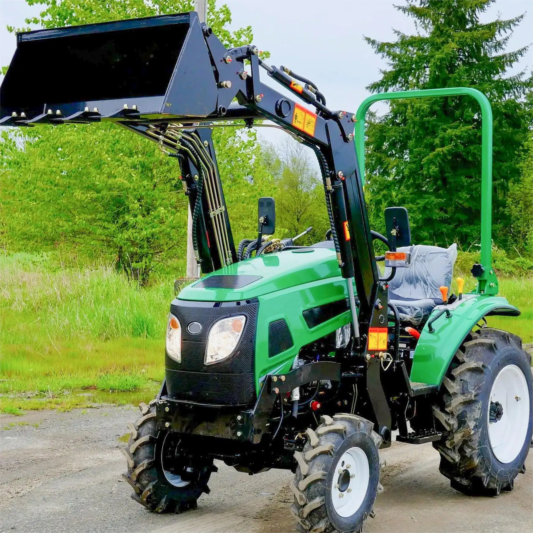 Çiftlik traktörü 80 hp farmtrac yüksek dereceli 40hp çiftlik tekerlek tahrikli traktör ikinci el traktörler massey ferguson