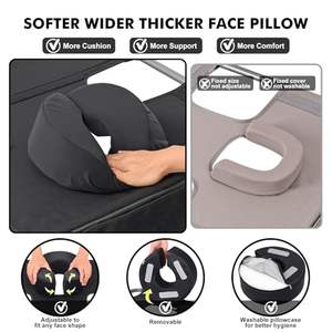 Chaise longue pliante avec auvent pare-soleil et ouverture pour le visage, chaise de bronzage extérieure plus confortable - Product Image 5