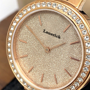 <span class=keywords><strong>Montre</strong></span>-bracelet de luxe en acier inoxydable pour femme, cadran doré en moissanite, multifonctionnelle, étanche, avec cristaux <span class=keywords><strong>Swarovski</strong></span>, vente en gros - Product Image 4