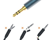 Pour UGREEN 4 pôles TRRS 3.5mm câble Aux 4 conducteurs auxiliaire mâle à mâle prise Audio stéréo PVC HiFi Support pour haut-parleurs tressés