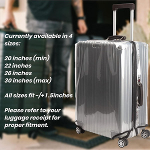 Funda Protectora para Equipaje Transparente e Impermeable Personalizada, Funda para Maleta Resistente a Daños - Product Image 4