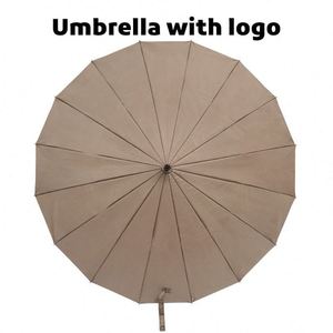 Parapluie de golf personnalisé en promotion, cadeau d'affaires, impression de logo publicitaire, parapluie droit coupe-vent et imperméable pour la pluie - Product Image 5