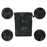 Pochette tactique MOLLE réglable pour ceinture, sac banane pour magazines, munitions et équipement, sac utilitaire pour la chasse et les activités de plein air