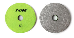 Z-LION 4 "الماس فراغ صنع من النحاس لوحة تلميع الجرانيت ملموسة طحن الرخام القرص الرملي لوحة - Product Image 3