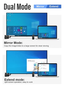 100M Range <b>Wireless</b> Video Extender HD 5Ghz 1080P Type C Transmitter and Receiver Support Many-to-One for Laptop to Monitor - Product Image 6