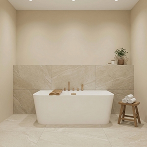 Baignoire autoportante de haute qualité en acrylique et fibre de verre renforcée, finition mate ou brillante, personnalisable OEM/ODM pour projets hôteliers et spas - Product Image 4