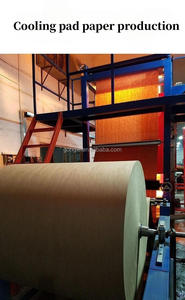 Máquina de almohadilla de refrigeración por evaporación de panal de 380/415V, línea de producción de almohadilla de celulosa de refrigeración, proveedor Shandong de menor costo - Product Image 4