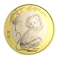 Monedas de Metal con Logotipo Láser del Fabricante, Suministros para Coleccionistas, Monedas de Oro de Edición Limitada, Monedas Antiguas del Zodiaco en Oferta