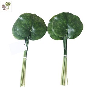 Hoja de loto artificial, color verde Pu, realista, para decoración del hogar, balcón, jardinería, proyectos de decoración suave, arreglos florales - Product Image 5