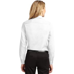 Camisa de Manga Larga Personalizada para Mujer, Bordado Personalizado, Blusa de Poliéster de Fácil Cuidado para Oficina - Product Image 6
