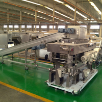 Ligne de production de nouilles instantanées commerciales, machine automatique de fabrication et d'emballage de nouilles, fabricant automatique