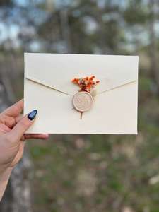 Luxe Unique Bleu Marine Doux 16 Enveloppes De Velours Pour Invitations Acrylique Quinceanera Avec Cire Sceau Faire Partie Mariage - Product Image 3