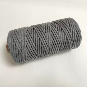 Corda di Cotone Intrecciata per Macramè 3mm 4mm 5mm, Filo per Cesti, Corda per Artigianato - Product Image 1