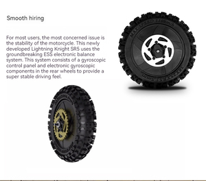 Xe máy SR5 Lightning Rider phiên bản RTR đã đến và có thể vận hành được với điều khiển từ xa không dây tích hợp con quay hồi chuyển điện tử. - Product Image 6