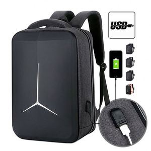 Wholesale Unisex Luxury Laptop <b>Backpack</b> <b>Large</b> Capacity Oxford Waterproof Hard Shell Zipper USB Port Business Computer Bag - Product Image 1