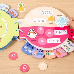 Letter Pen Control Training Quiet Busy <b>Book</b> Felt <b>Educational</b> Montessori Sensory Teaching Aids Learning Toys for Kids Boys Girls - Product Image 3