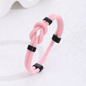 Nouveau bracelet en <span class=keywords><strong>corde</strong></span> de Milan tissé à la main, réglable, pour hommes, bracelet en <span class=keywords><strong>corde</strong></span> tissé à la main, bracelet en <span class=keywords><strong>corde</strong></span> rouge - Product Image 3