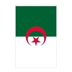 ธงโพลีเอสเตอร์จากผู้ผลิตโดยตรง ธงแอลจีเรียแบบเส้นพร้อมสายแขวน คุณภาพพรีเมียม ทนทานต่อการซีดจาง เหมาะสำหรับงานอีเว้นท์ - Product Image 3