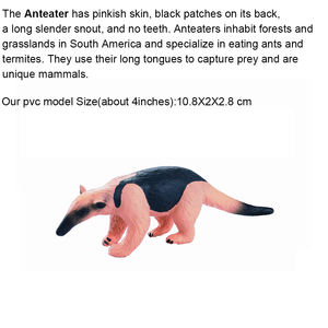 Modelli di Animali Sudamericani: Pappagallo, Armadillo, Alpaca, Tapir, Rana Avvelenata, Orso Martello, Giocattoli in Plastica - Product Image 5