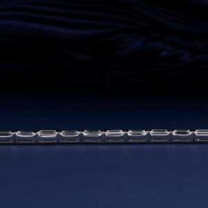 Bracelet pour femme en diamant de laboratoire de qualité supérieure, taille brillant rond, bijoux de luxe, collection or, or rose, or blanc, argent - Product Image 1