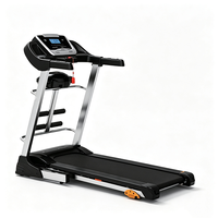 Tapis de course électrique pliable avec fonction marche et marchepieds