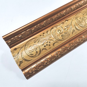 Vàng Fancy Hoa Dập Nổi Polystyrene <span class=keywords><strong>Cornice</strong></span> Thiết Kế PS Trang Trí Vương Miện Khuôn Pu <span class=keywords><strong>Cornice</strong></span> Máy - Product Image 4