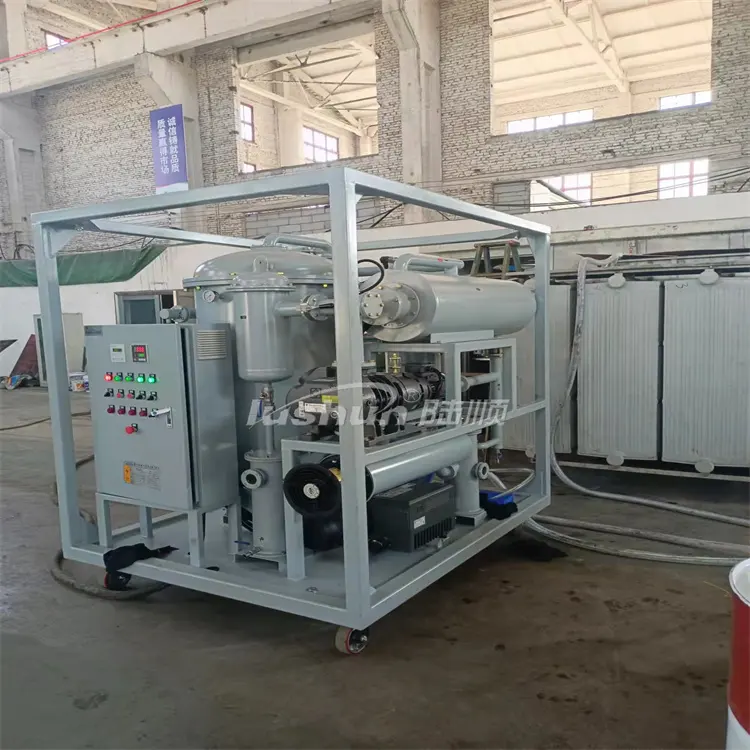 Double Stage High Vacuum Waste Transformer Oil Purifier and Used Oil Regeneration Machine