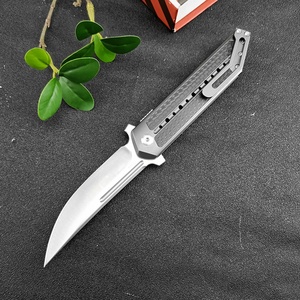 Couteau pliant d'extérieur, lame S35VN, manche en Fiber de carbone de 3.6mm, couteau de poche de haute dureté, couteau utilitaire en alliage de titane, couteau de bricolage - Product Image 5
