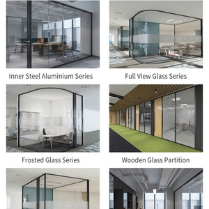 Cloison de bureau coulissante et pliante insonorisée au design moderne, séparateur en verre mobile pour les lycées, les hôpitaux et les gymnases - Product Image 5