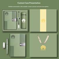 Nouveau produit 2026, cadeau d'entreprise haut de gamme, carnet personnalisé avec logo, stylo, bouteille d'eau USB 350/500 ml, ensemble cadeau d'affaires