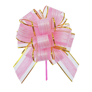 Organza Pom Pom Bow for Gift Packing Celebrate <strong>Beutify</strong> Bow - Product Image 1