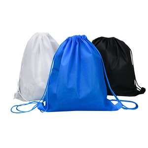 Good Quality Customized Sport Activities Games Advertising Promotional Non-woven Drawstring Backpack Bags