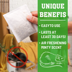 10 gói không dệt Túi Quế bạc hà dầu hiệu quả đuổi chuột để kiểm soát dịch hại trang trại côn trùng chuột động vật - Product Image 3