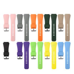 Bracelet de montre en silicone 20mm 22mm pour <span class=keywords><strong>Samsung</strong></span> Galaxy Watch4 5 6 40/<span class=keywords><strong>44mm</strong></span> 42/46mm 43/47mm <span class=keywords><strong>Gear</strong></span> <span class=keywords><strong>S3</strong></span> pour huawei Watch Gt2 3 - Product Image 1