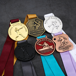 Medallas Plateadas Personalizadas <span class=keywords><strong>de</strong></span> Nuevo Diseño, las Más Vendidas, Novedosas, para <span class=keywords><strong>Artes</strong></span> <span class=keywords><strong>Marciales</strong></span>, Medalla <span class=keywords><strong>de</strong></span> 10K - Product Image 1